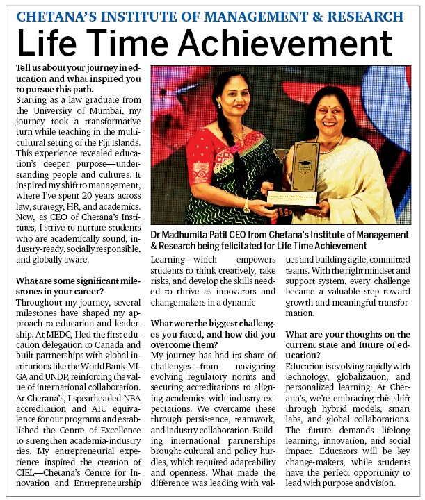 Life Time Achievement Award